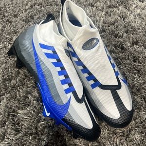 Nike Vapor Edge Pro 360 Royal Blue Black Football Cleats DV0778-003 Mens Sz 12.5